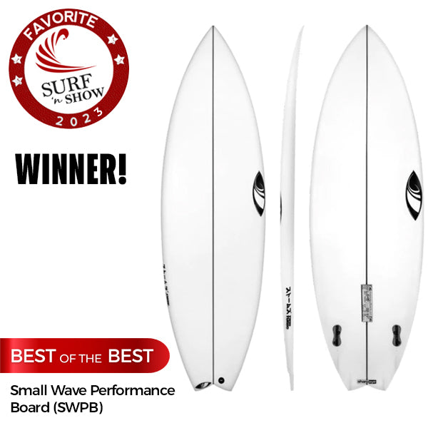 Sharpeye Surfboards - Storms Twin Turbo – Surf 'n Show - by Noel Salas