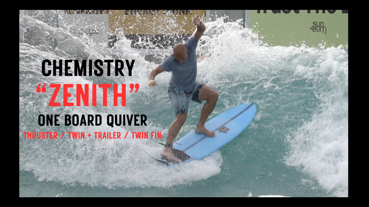 Load video: Chemistry Surfboards &quot;Zenith&quot; Surfboard Review by Noel Salas