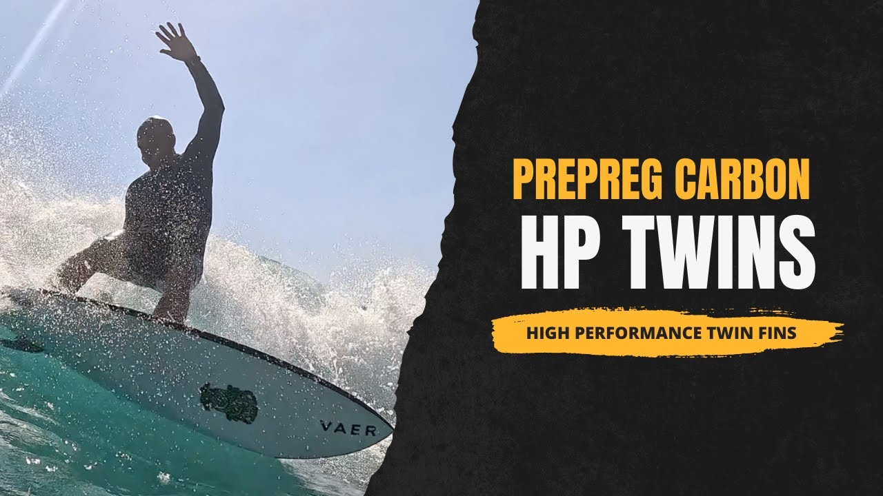 Load video: NEW! Prepreg Carbon HP Twin Fins